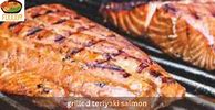 Image result for Teriyaki Salmon On Griddle