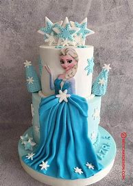 Image result for Elsa Themed Cake