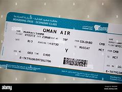 Image result for Oman Air Plane Ticket