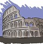 Image result for Colosseum Drawing Outline