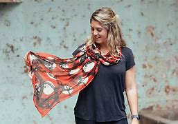 Image result for Long Silk Scarf