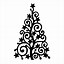 Image result for Rounded Christmas Tree Outline