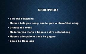 Image result for Bophelo Bja Mohu Sepedi