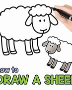 Image result for How to Draw a Lamb