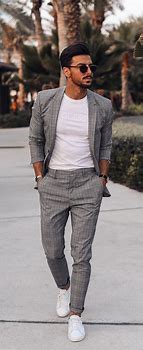 Image result for Casual Grey Suit