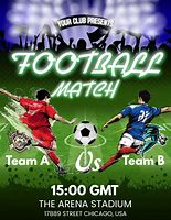 Image result for Soccer Matchday Template