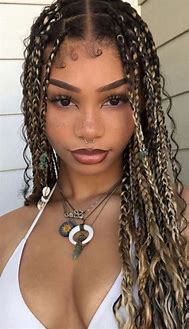 Image result for Long Goddess Braids