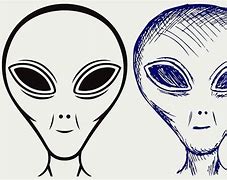 Image result for Alien Sigma Face Drawing