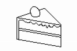 Image result for Pixel Art Weddeingf Cake