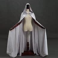 Image result for Lady in White and Gold Hooded Cloak