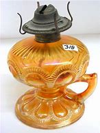 Image result for Carnival Glass Oil Lamp