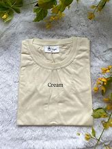 Image result for Plain Cream T-Shirt