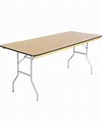 Image result for Wood Folding Banquet Table