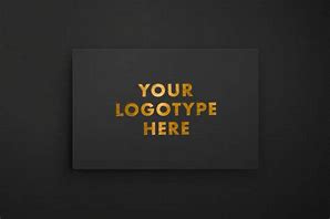 Image result for Gold Foil Logo Mockup