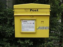 Image result for Yelllow Mail Box