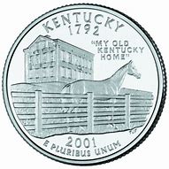 Image result for Kentucky State Quarter Coin