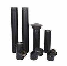 Image result for 4 Inch Wood Stove Pipe