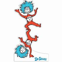 Image result for Dr. Seuss Thing One and Two