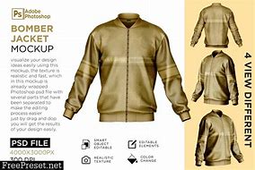 Image result for Mockup Bomber Biru