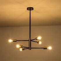 Image result for Black Brass Sputnik Chandelier