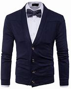 Image result for Navy Blue V-Neck Sweater