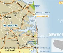 Image result for Map of Delaware Beach Towns