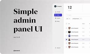 Image result for UI Admin Screen