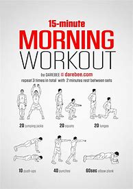 Image result for Quick Morning Workout Routine