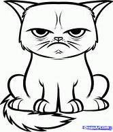 Image result for Cat Line Art Easy