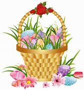 Image result for Happy Easter Flower Basket Clip Art