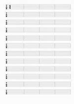 Image result for Blank Drum Tab Sheet