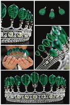 Image result for Emerald and Diamond Tiara