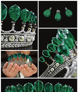 Image result for Bloodstone and Emerald Tiara