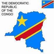 Image result for DR Congo Flag Map