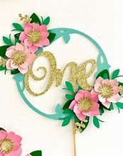 Image result for Buttercream Floral Cake with Olivia Topper