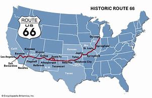 Image result for Original Route 6 Map