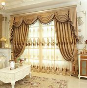 Image result for lace curtains with valance