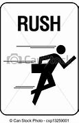 Image result for Rush Clip Art