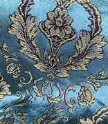 Image result for Teal Damask Fabric