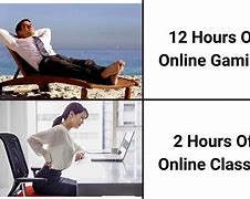 Image result for Online Vs. Offline Classes Memes