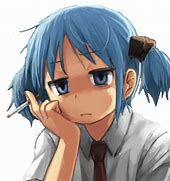 Image result for Nichijou Blank Face