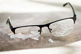 Image result for Broken Eyeglass Lenses