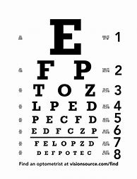 Image result for Eye Chart Printable