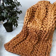 Image result for Chunky Cable Knit Blanket