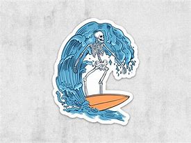 Image result for Skeleton Surfboard Decal