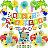 Image result for Summer Beach Party Decorations