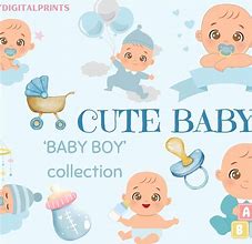 Image result for Baby Boy SVG Black and White