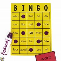 Image result for Picture Word Bingo the Learning Journey