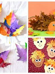 Image result for Fall Leaf Crafts for Toddlers