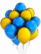 Image result for Blue and Yellow Balloons